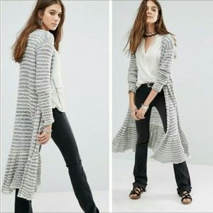 Free People Smile Like You duster cardigan XS
